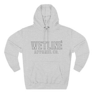 Three-Panel Fleece Hoodie